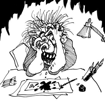 Alekos Papadatos sketch for comicmania