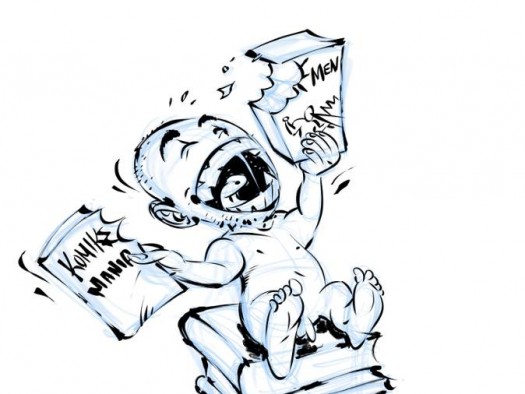 Nikos Koutsis' sketch for Comicmania